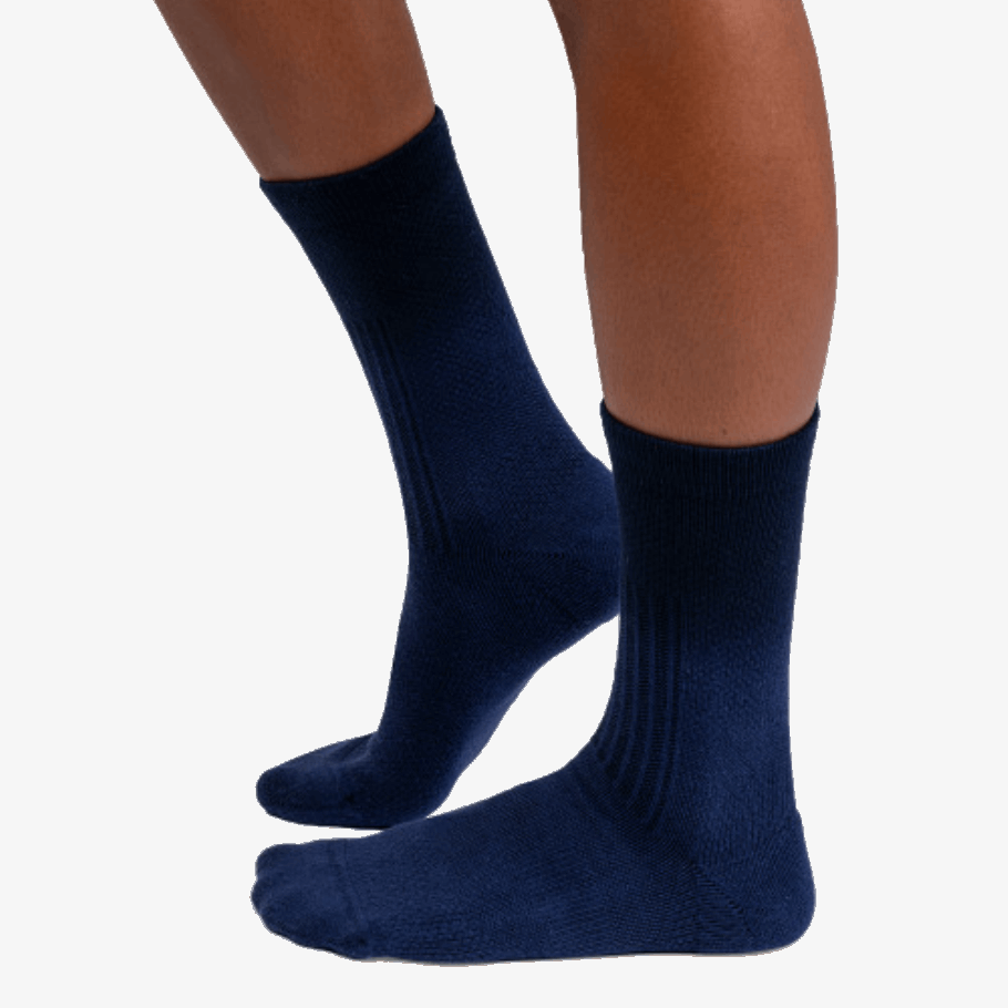 デニムブラックオンランニングデイリーソックス