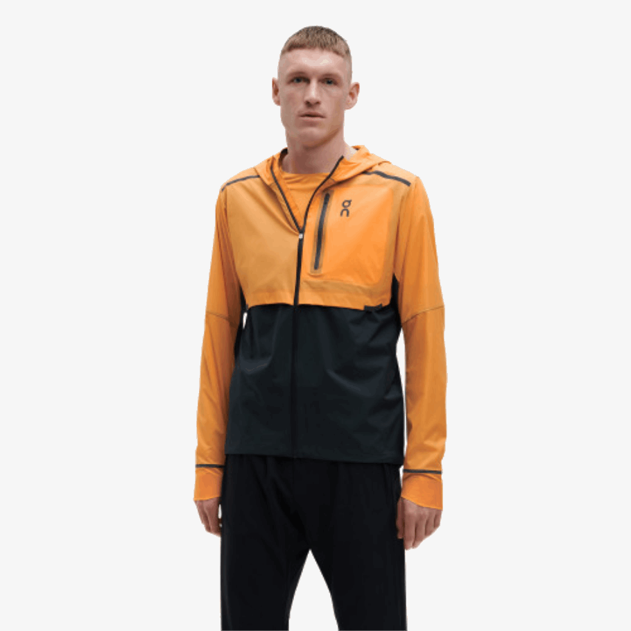 Mango-navy オン ランニング ウェザー ジャケット