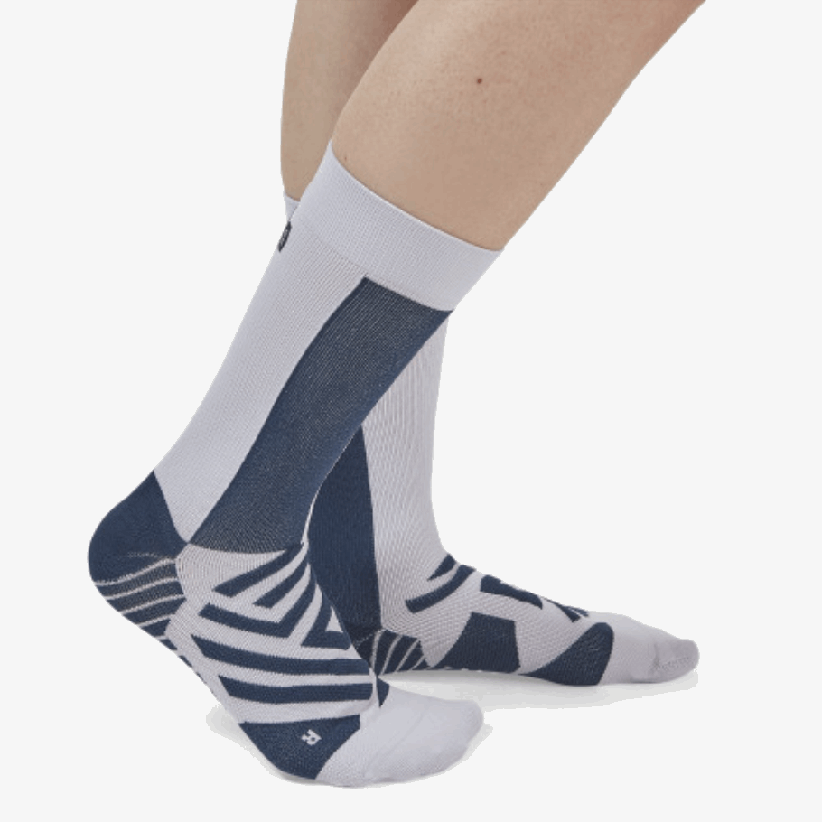 オン ランニング ハイ ソックス ネイビー ライラック 新品