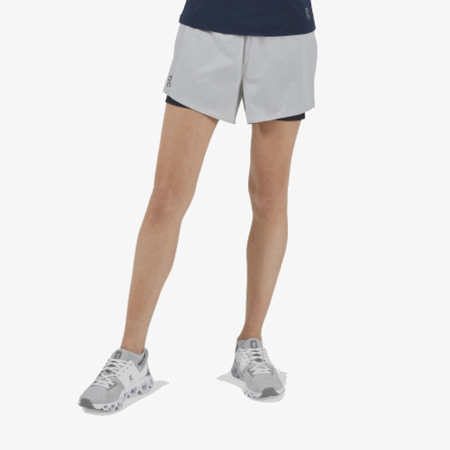 On Running ランニングショーツ Glacier-black