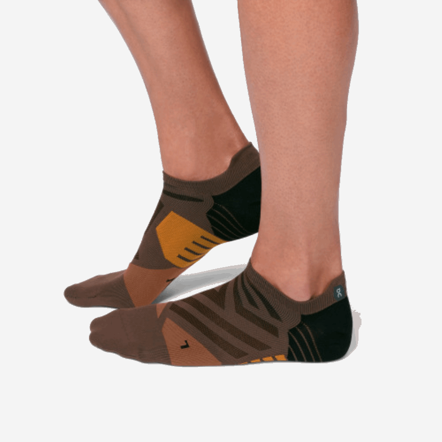 On Running Low Sock ココアブラック