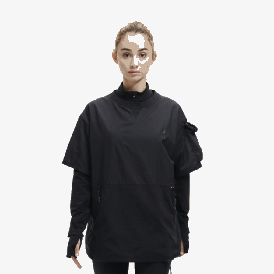 オンランニングブレーカー-T ブラック