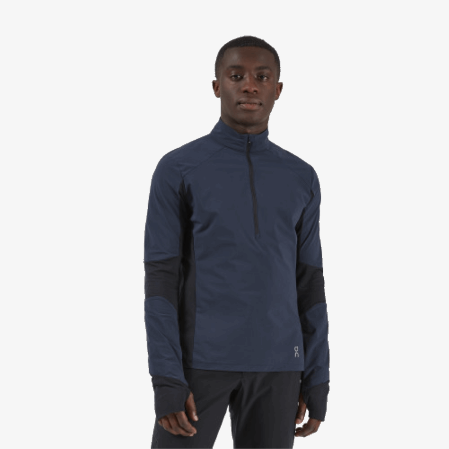 ランニングトレイルブレーカー ネイビーブラック