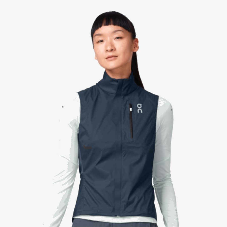 オン ランニング ウェザー ベスト ネイビー シャドウ