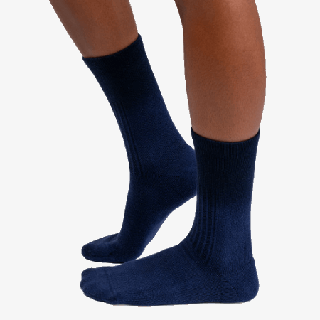 ランニング中の毎日の靴下デニムブラック